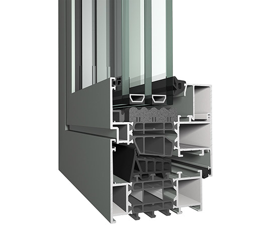 MasterLine 8 aluminium window profile detail
